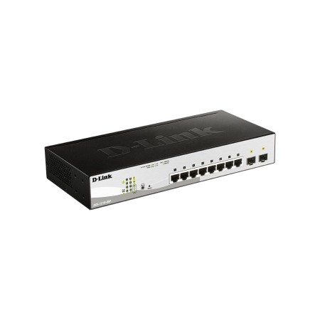 Коммутатор D-Link DGS-1210-08P/G3A черный