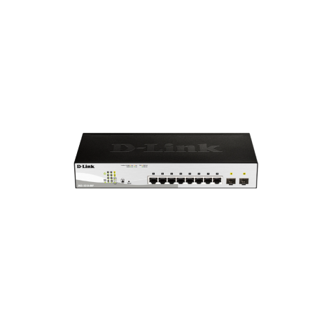 Коммутатор D-Link DGS-1210-08P/G3A черный