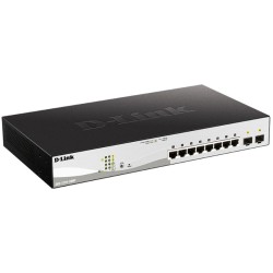 Коммутатор D-Link DGS-1210-10MP/FL (DGS-1210-10MP/FL2A) черный