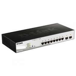 Коммутатор D-Link DGS-1210-10P/FL2A черный
