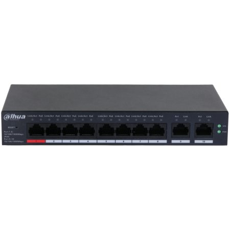 Коммутатор Dahua DH-CS4010-8GT-60 черный