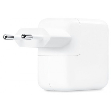 Сетевое зарядное устройство Apple 35W Dual USB-C Port Power Adapter (MW2K3ZM/A) белый
