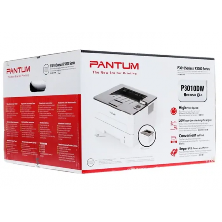 Принтер лазерный Pantum P3010DW белый