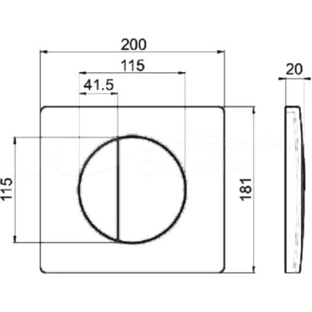Инсталляция для унитаза Cersanit BLACK 35 (S-IN-BLACK-Cg-w) черный