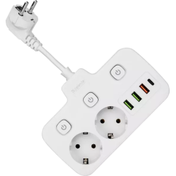 Удлинитель Defender R240 (99295) белый 0.2 м