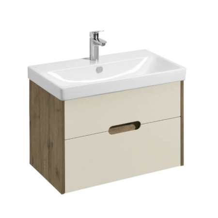 Тумба под раковину AQUATON Оливия 80 (1A283101OLVG0) (БЕЗ РАКОВИНЫ) дуб