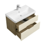 Тумба под раковину AQUATON Оливия 80 (1A283101OLVG0) (БЕЗ РАКОВИНЫ) дуб