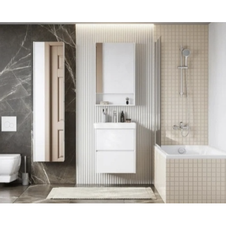 Тумба под раковину AQUATON Сканди 55 (1A251701SD010) (БЕЗ РАКОВИНЫ) белый