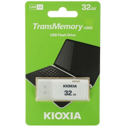 32ГБ USB Флеш-накопитель KIOXIA Hayabusa U202 WHITE - RETAIL (LU202W032GG4) белый