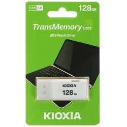 128 ГБ USB Флеш-накопитель KIOXIA Hayabusa U202 WHITE - RETAIL (LU202W128GG4) белый