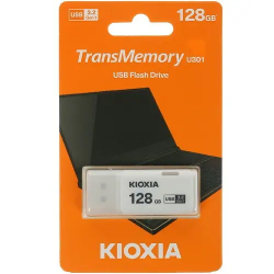 128 ГБ USB Флеш-накопитель KIOXIA Hayabusa U301 (LU301W128GG4) белый