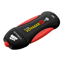 128 ГБ USB Флеш-накопитель Corsair Voyager GT (CMFVYGT3C-128GB) черный-красный