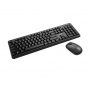 Клавиатура + мышь беспроводная CANYON SET-W20 EN/RU (CNS-HSETW02-RU) черный