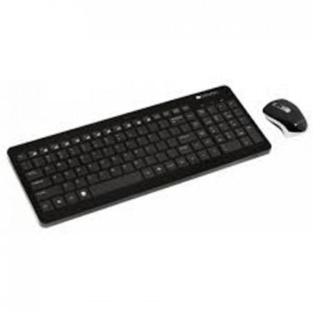 Клавиатура + мышь беспроводная CANYON SET-W3 EN/RU (CNS-HSETW3-RU) черный