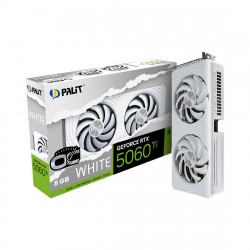 Видеокарта Palit GeForce RTX 5060 Ti White OC (NE7506TU19P1-GB2062M) 8 Гб белый