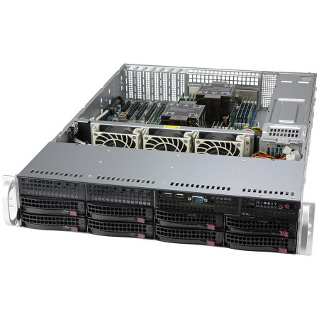 Сервер Supermicro CSE-825BTQC-R1K23LPB серый