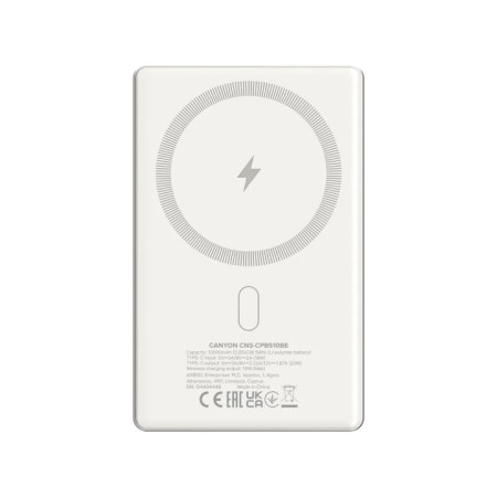 Портативный аккумулятор CANYON CNS-CPB510BE бежевый