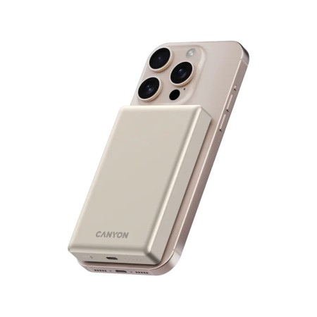 Портативный аккумулятор CANYON CNS-CPB510BE бежевый