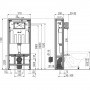 Инсталляция для душа Alcaplast Solomodul (AM116/1120) черный