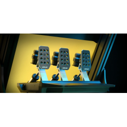Педали SIMAGIC P500 Pedal Set (P500) серый