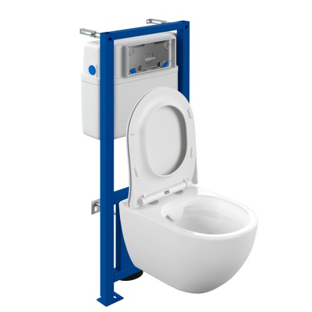 Инсталляция для унитаза Cersanit BRASKO SMART CO DPL EO slim (64916) синий