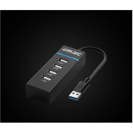 usb хаб SIMAGIC Wheelbase USB Extender (P-E114) черный