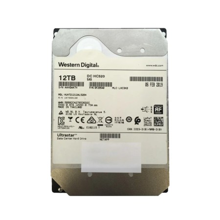 12 ТБ Жесткий диск Western Digital Ultrastar DC HC520 (HUH721212AL5204) серый