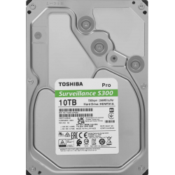 10 ТБ Жесткий диск Toshiba S300 Pro (HDWT31AUZSVA) серый