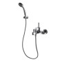 Смеситель BRAVAT SPRING (F679113C-B) серебристый
