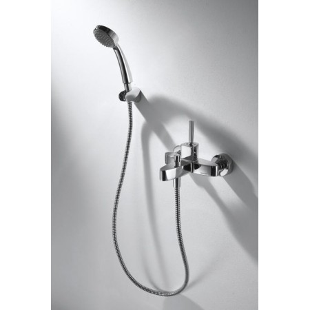 Смеситель BRAVAT SPRING (F679113C-B) серебристый
