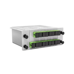 Оптический сплиттер А-Оптик GFLQ-C2-1*16-PLC-G657A1-SC/APC серый