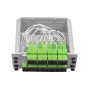 Оптический сплиттер А-Оптик GFLQ-C2-1*16-PLC-G657A1-SC/APC серый