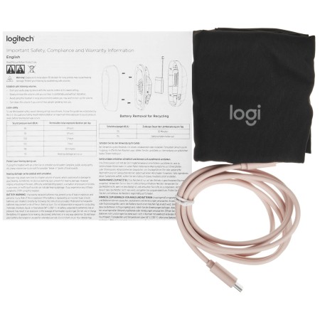 Наушники Logitech ZONE Vibe 100 (981-001224) розовый