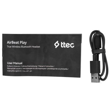 Наушники Ttec AirBeat Play Gaming True Wireless (2KM135S) черный