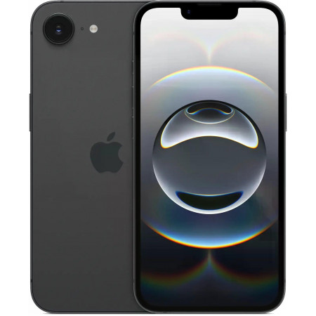 Смартфон Apple iPhone 16e A3409 (MD1Q4HX/A) (NFC) 8 ГБ/128 ГБ черный (Black)
