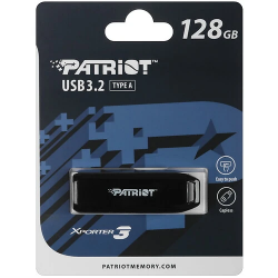 128 ГБ USB Флеш-накопитель Patriot Xporter 3 (PSF128GX3B3U) черный