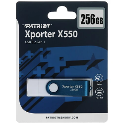 256 ГБ USB Флеш-накопитель Patriot Xporter X550 (PS256GX550AAD) синий 256 ГБ USB Флеш-накопитель Patriot Xporter X550 (PS256GX550AAD) синий
