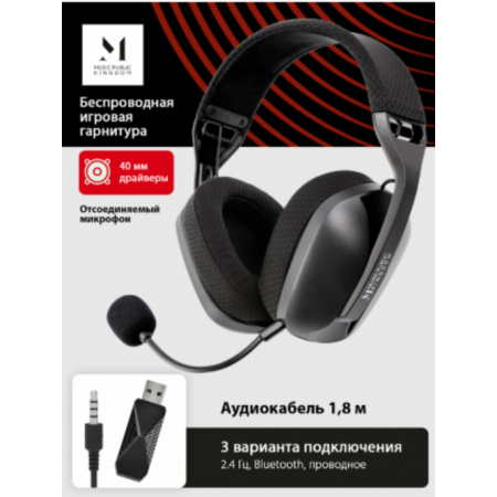Наушники Music Public Kingdom HS100W черный