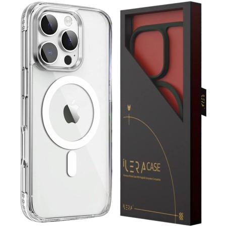 Чехол iLera ILGCLCA16PR для iPhone 16 Pro прозрачный