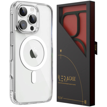 Чехол iLera для iPhone 16 Pro ILGCLCA16PR прозрачный