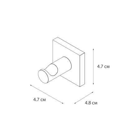 Держатель и крючок для ванной Fixsen Lux Satin FX-16005 Сатин