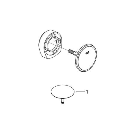 Слив-перелив для ванны Grohe Talentofill (19952AL0) черный
