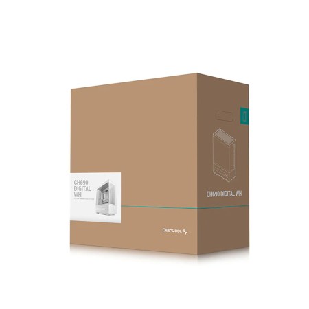 Корпус DeepCool CH690 Digital (R-CH690-WHNNA0D-G-1) белый