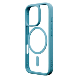 Чехол iLera для iPhone 16 Pro Max ILGCACLCASB16PRMX голубой
