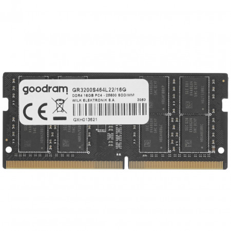 Оперативная память GOODRAM GR3200S464L22/16G 16 Гб черный