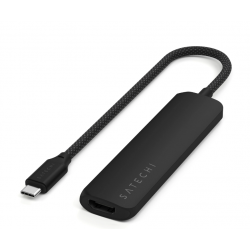 Адаптер SATECHI 4-in-1 USB-C Slim Multiport Adapter 4K черный