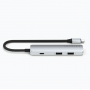 Адаптер SATECHI 4-in-1 USB-C Slim Multiport Adapter 4K серый Адаптер SATECHI 4-in-1 USB-C Slim Multiport Adapter 4K серый