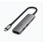 Адаптер SATECHI 4-in-1 USB-C Slim Multiport Adapter 4K темно-серый Адаптер SATECHI 4-in-1 USB-C Slim Multiport Adapter 4K темно-серый
