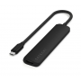 Адаптер SATECHI 6-in-1 USB-C Slim Multiport Adapter черный Адаптер SATECHI 6-in-1 USB-C Slim Multiport Adapter черный