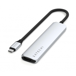 Адаптер SATECHI 6-in-1 USB-C Slim Multiport Adapter серый